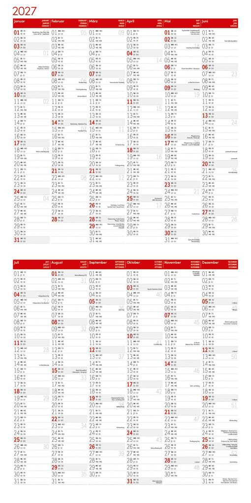 Weitere Ansicht: Food Kalender 2027 - 30x30 - Art12 | Ackermann Kunstverlag GmbH