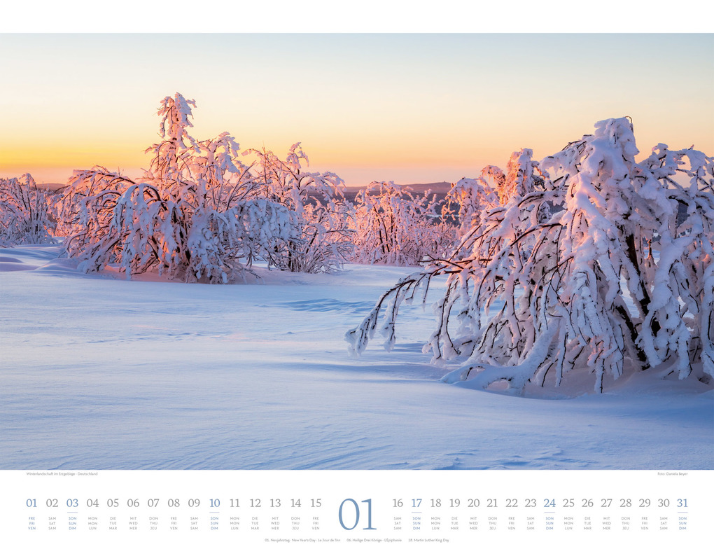 Weitere Ansicht: Morgenlicht Kalender 2027 | Ackermann Kunstverlag GmbH