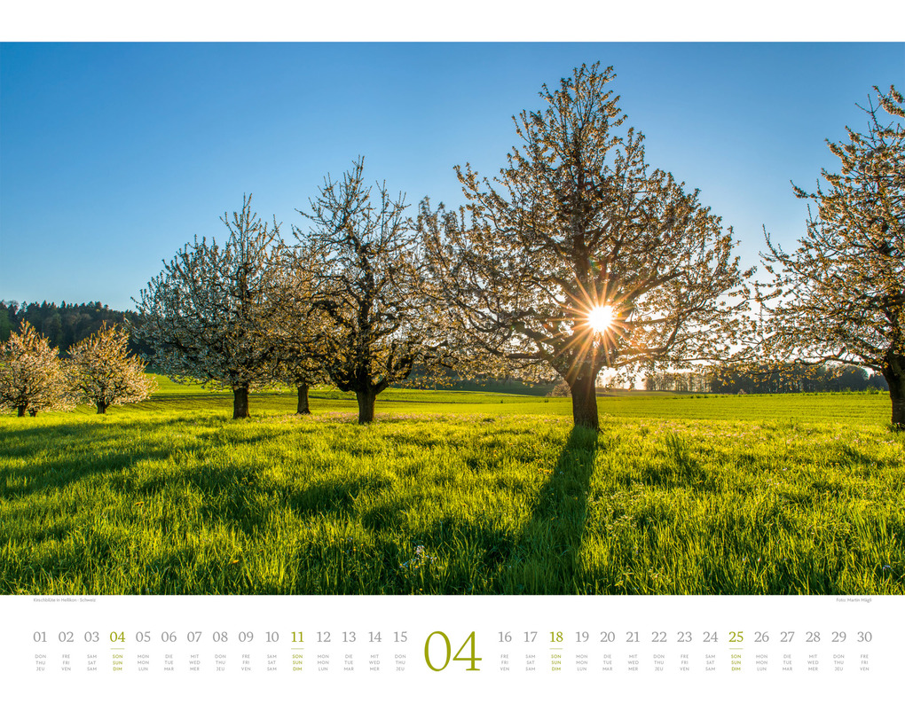 Weitere Ansicht: Morgenlicht Kalender 2027 | Ackermann Kunstverlag GmbH