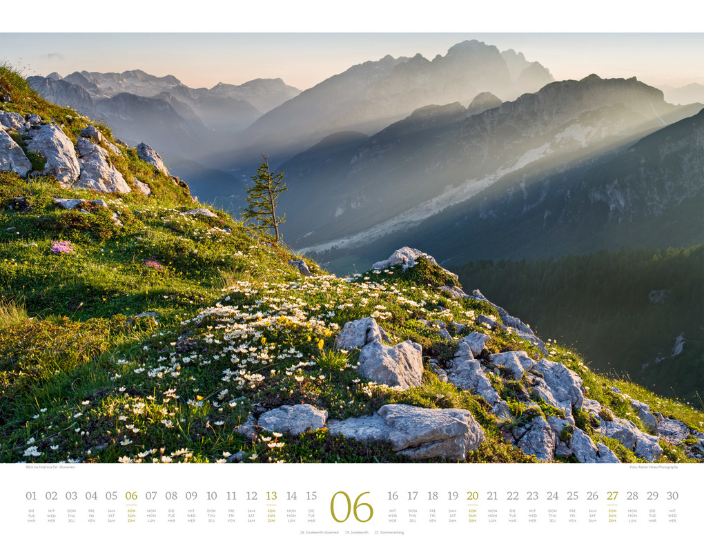 Weitere Ansicht: Morgenlicht Kalender 2027 | Ackermann Kunstverlag GmbH