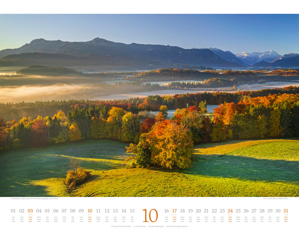 Weitere Ansicht: Morgenlicht Kalender 2027 | Ackermann Kunstverlag GmbH