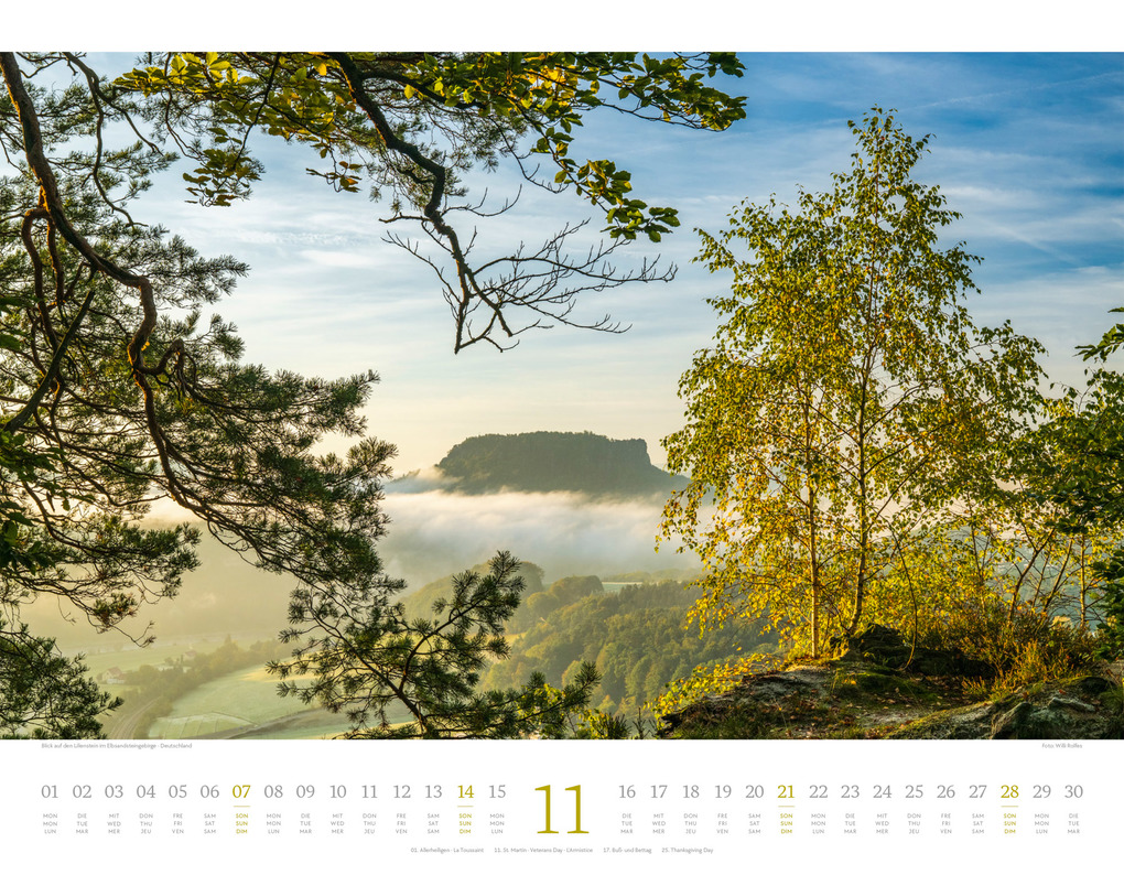 Weitere Ansicht: Morgenlicht Kalender 2027 | Ackermann Kunstverlag GmbH