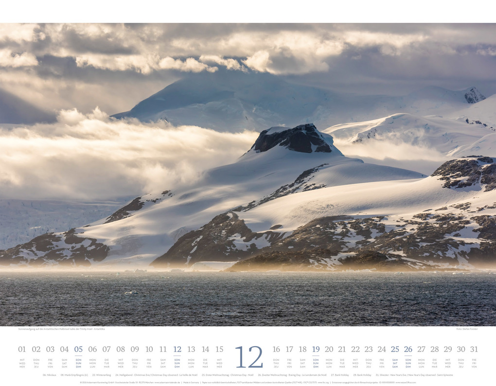 Weitere Ansicht: Morgenlicht Kalender 2027 | Ackermann Kunstverlag GmbH