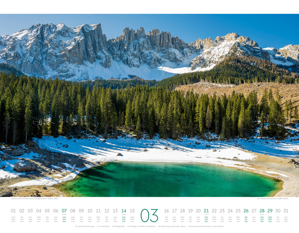 Weitere Ansicht: Bergwelt Dolomiten Kalender 2027 | Ackermann Kunstverlag GmbH