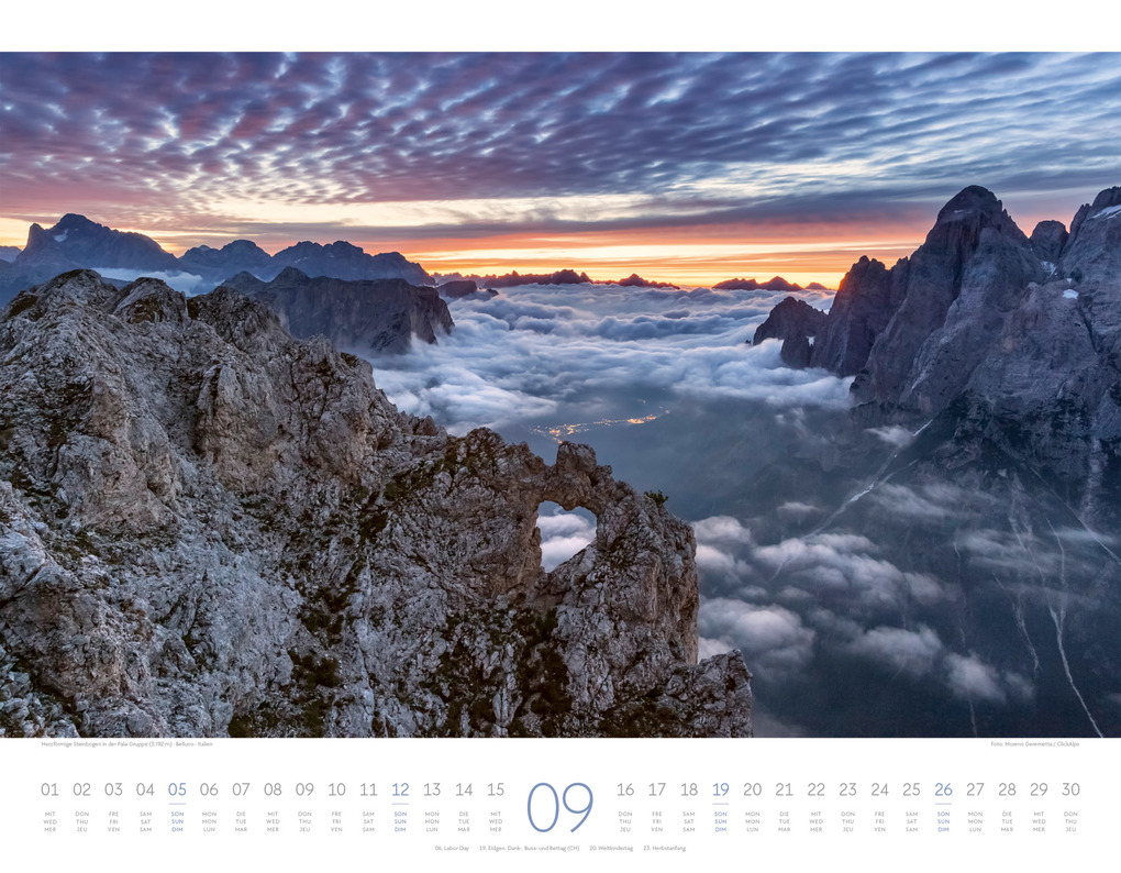 Weitere Ansicht: Bergwelt Dolomiten Kalender 2027 | Ackermann Kunstverlag GmbH