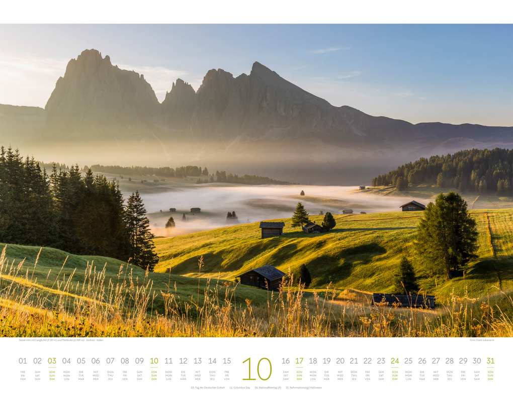 Weitere Ansicht: Bergwelt Dolomiten Kalender 2027 | Ackermann Kunstverlag GmbH