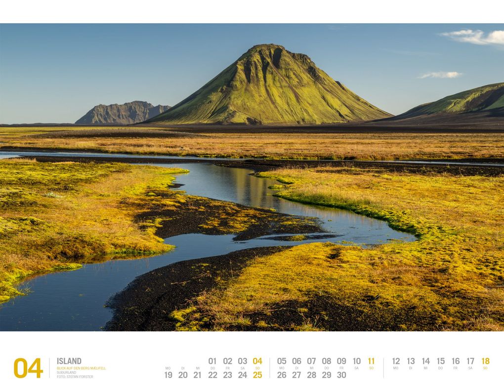 Weitere Ansicht: Island Kalender 2027 | Unterwegs zwischen Gletschern und Geysiren | Ackermann Kunstverlag GmbH