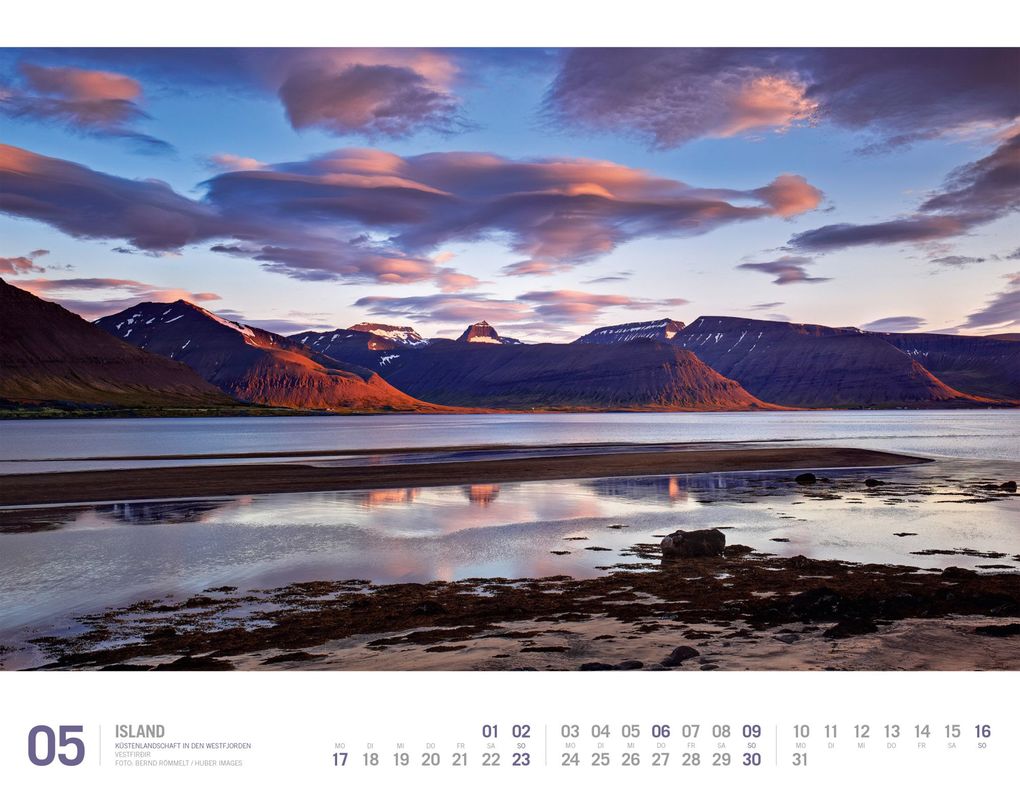 Weitere Ansicht: Island Kalender 2027 | Unterwegs zwischen Gletschern und Geysiren | Ackermann Kunstverlag GmbH