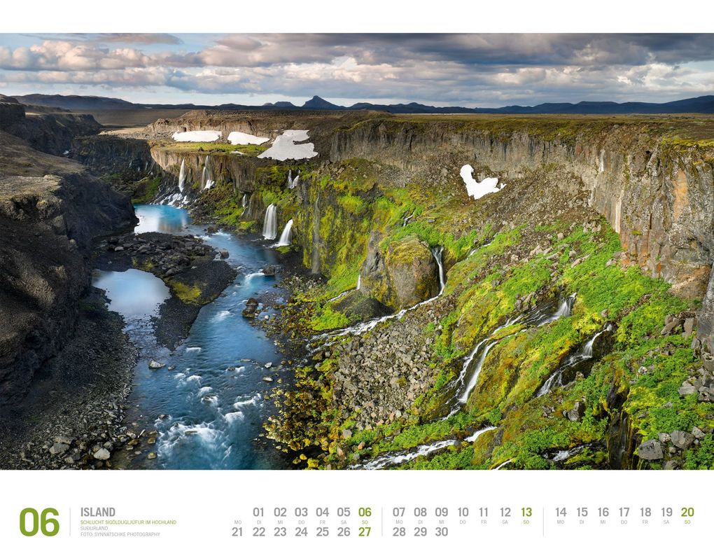 Weitere Ansicht: Island Kalender 2027 | Unterwegs zwischen Gletschern und Geysiren | Ackermann Kunstverlag GmbH