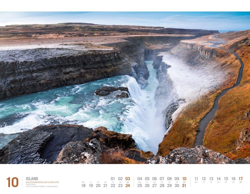Weitere Ansicht: Island Kalender 2027 | Unterwegs zwischen Gletschern und Geysiren | Ackermann Kunstverlag GmbH