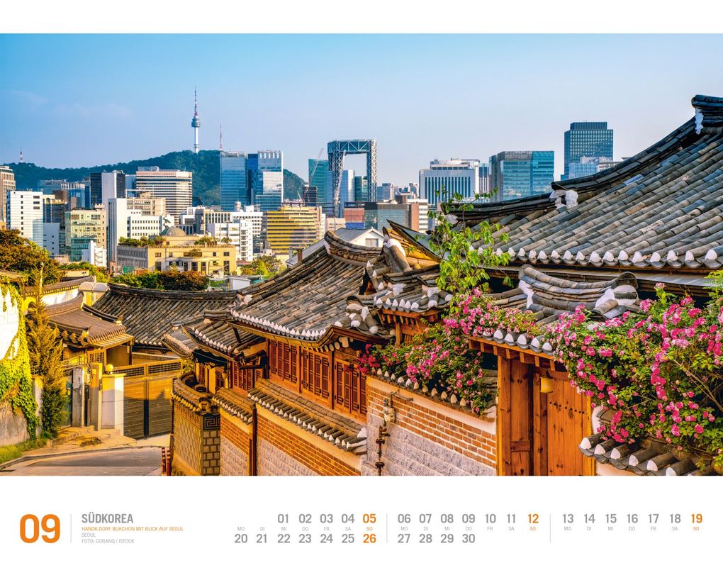 Weitere Ansicht: Südkorea Kalender 2027 | Unterwegs zwischen Tradition und Moderne | Ackermann Kunstverlag GmbH