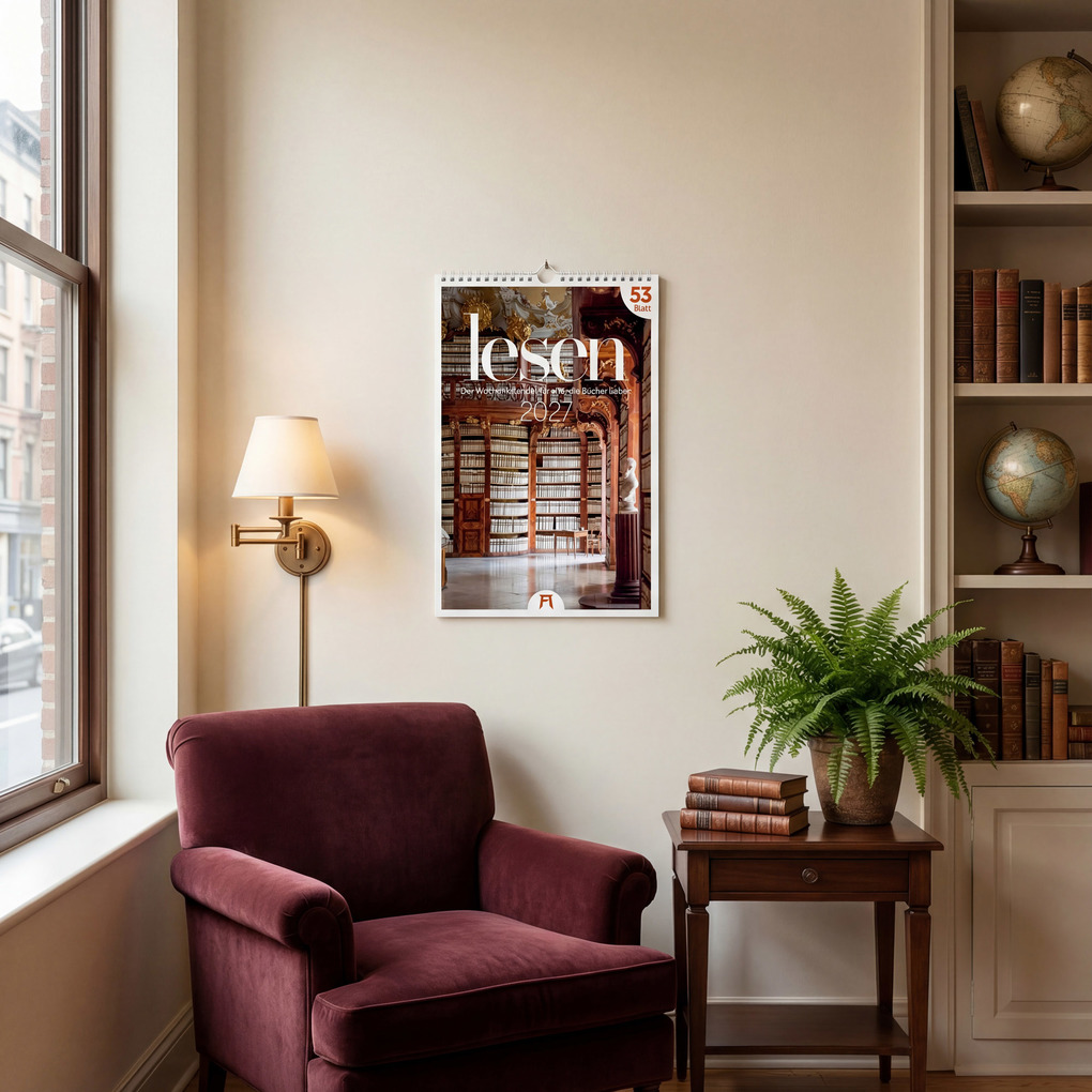 Weitere Ansicht: Lesen Wochenkalender 2027 | Ackermann Kunstverlag GmbH