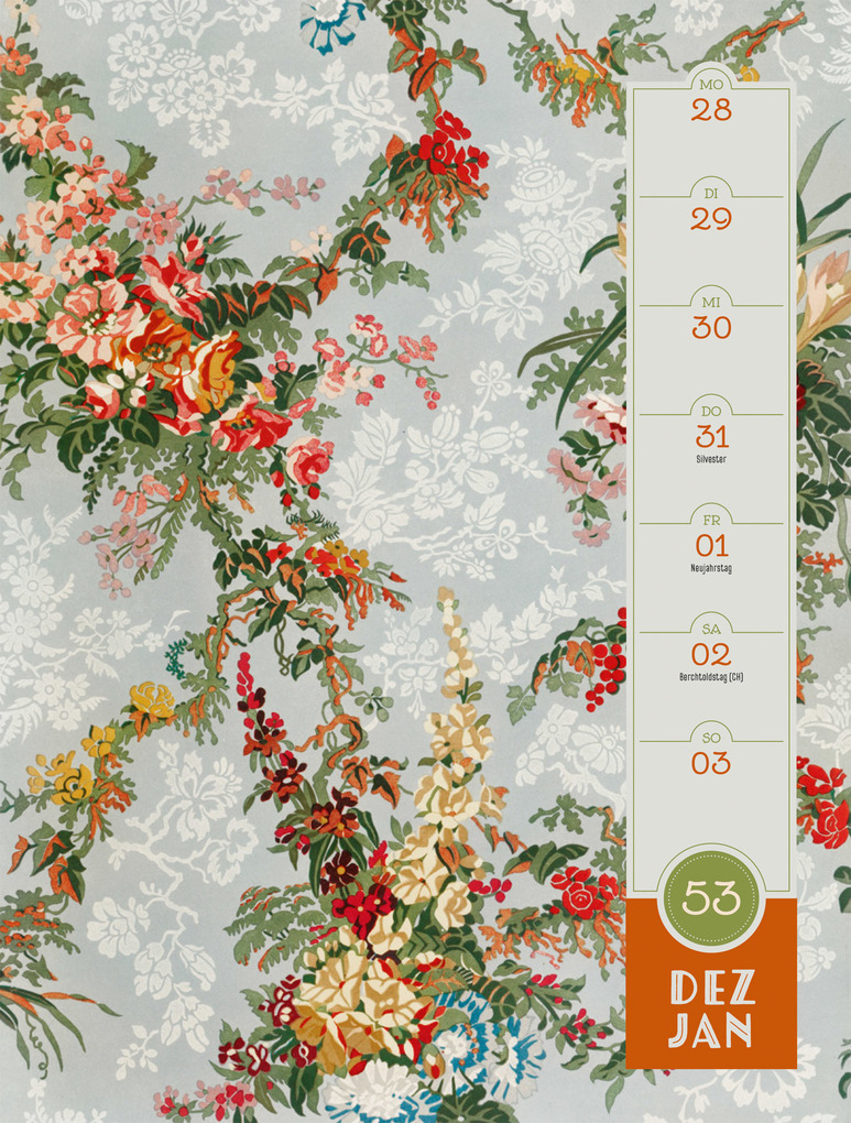 Weitere Ansicht: Patterns Wochenplaner Kalender 2027 | Ackermann Kunstverlag GmbH