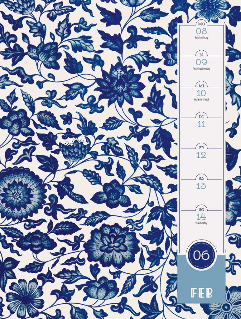 Weitere Ansicht: Patterns Wochenplaner Kalender 2027 | Ackermann Kunstverlag GmbH