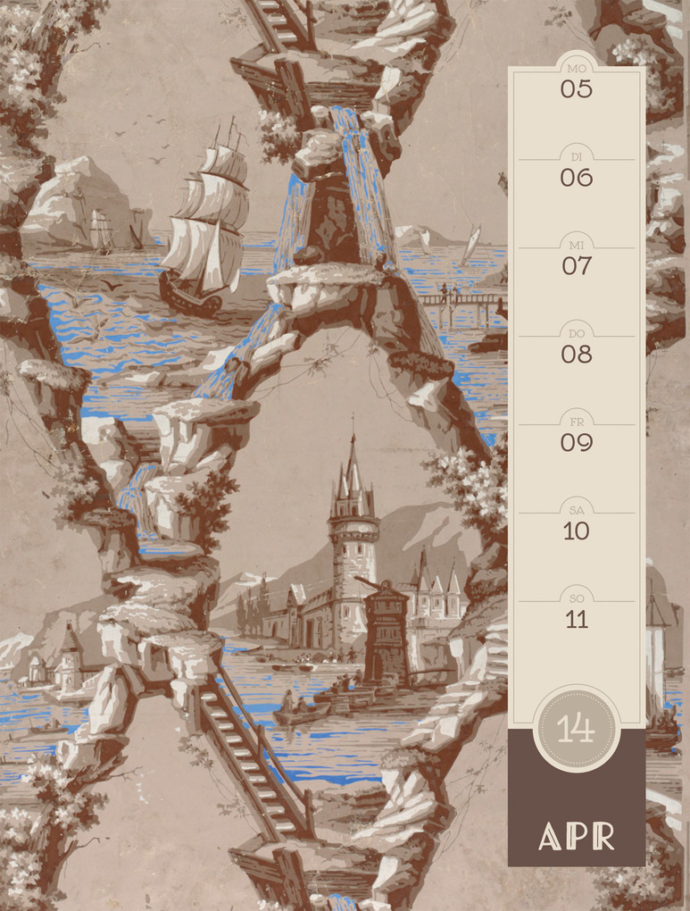 Weitere Ansicht: Patterns Wochenplaner Kalender 2027 | Ackermann Kunstverlag GmbH