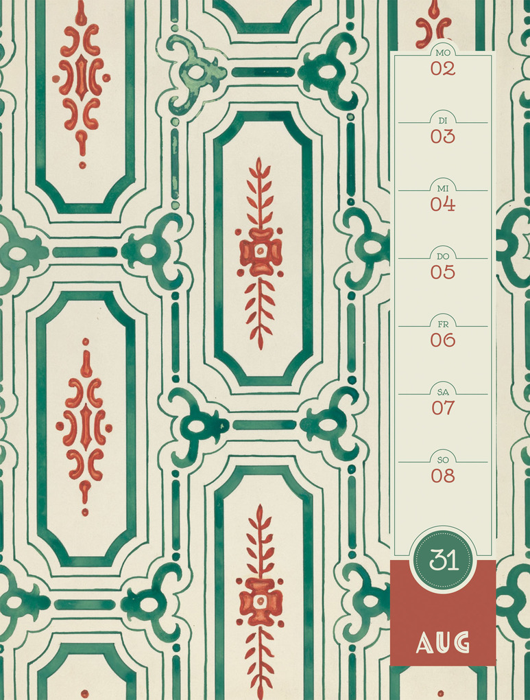 Weitere Ansicht: Patterns Wochenplaner Kalender 2027 | Ackermann Kunstverlag GmbH