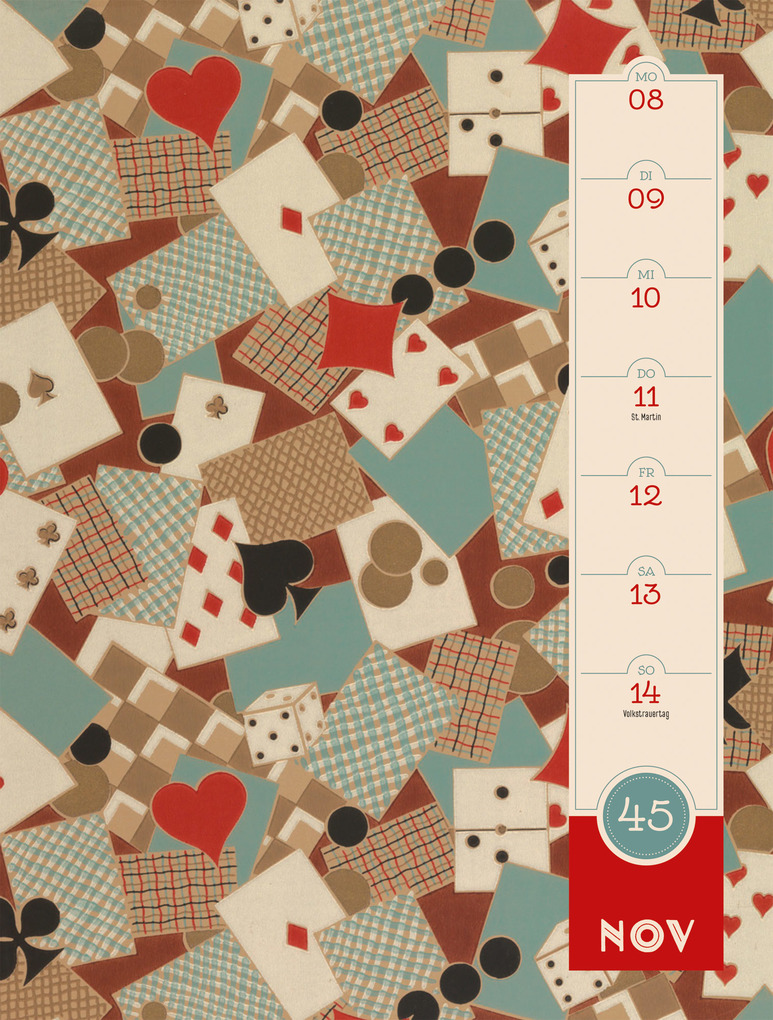 Weitere Ansicht: Patterns Wochenplaner Kalender 2027 | Ackermann Kunstverlag GmbH