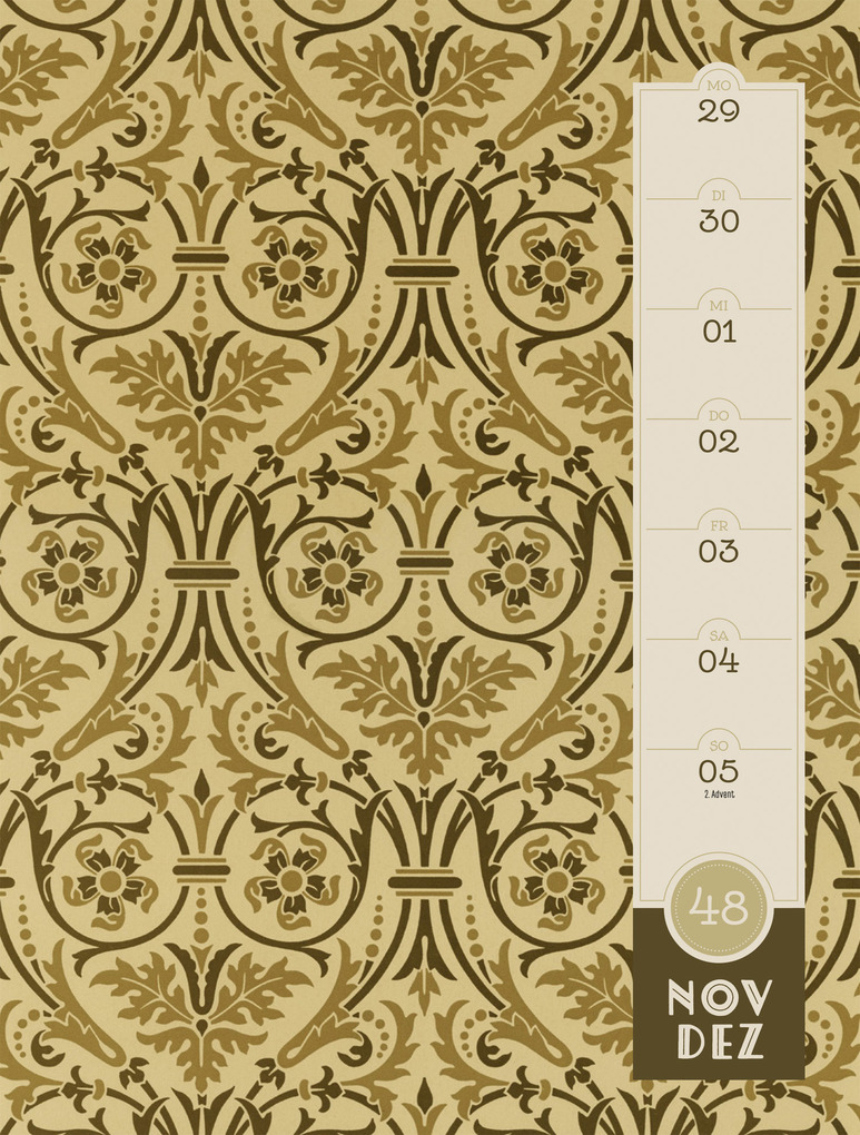 Weitere Ansicht: Patterns Wochenplaner Kalender 2027 | Ackermann Kunstverlag GmbH