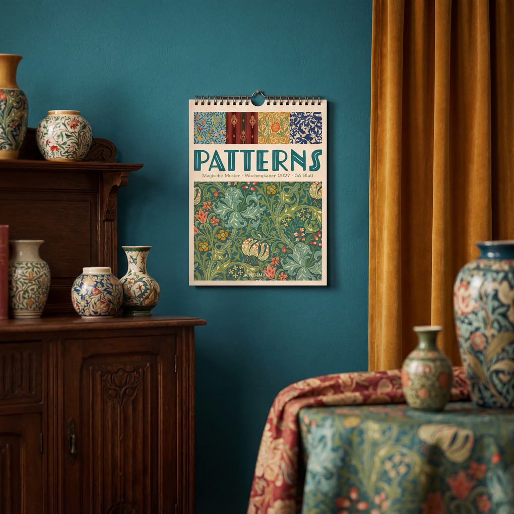 Weitere Ansicht: Patterns Wochenplaner Kalender 2027 | Ackermann Kunstverlag GmbH
