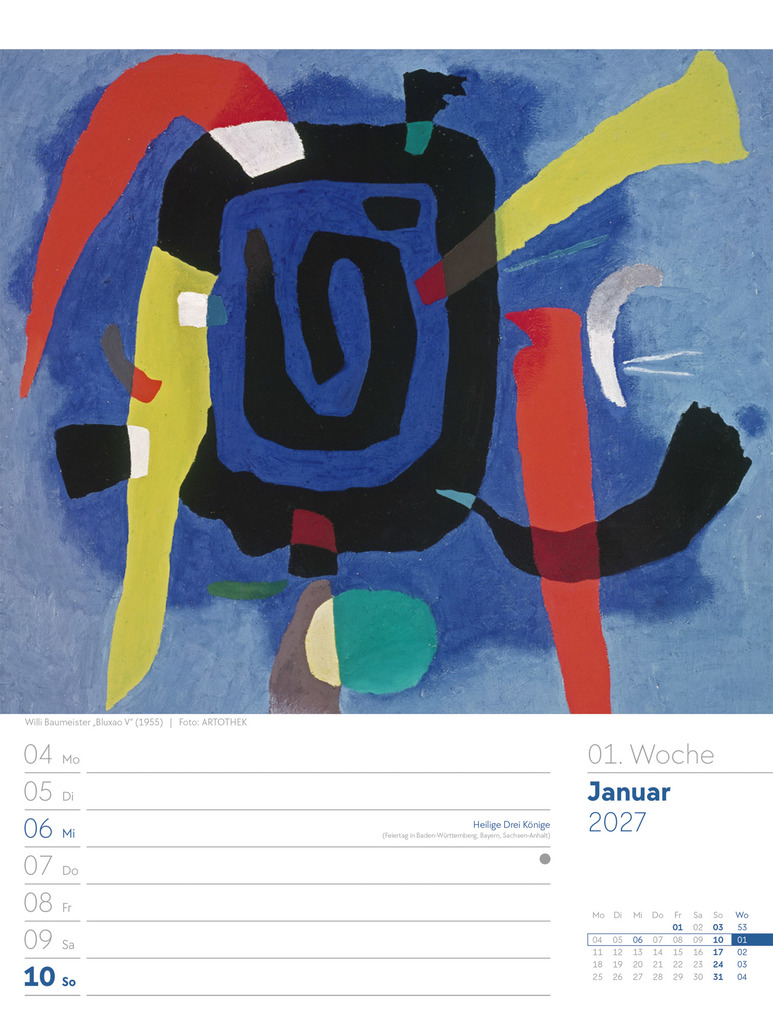 Weitere Ansicht: Kunstwelt Wochenplaner Kalender 2027 | Impressionismus und Klassische Moderne | Ackermann Kunstverlag GmbH