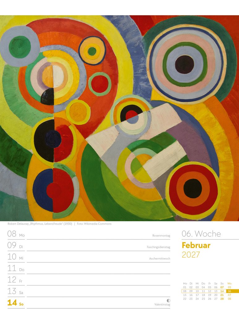Weitere Ansicht: Kunstwelt Wochenplaner Kalender 2027 | Impressionismus und Klassische Moderne | Ackermann Kunstverlag GmbH