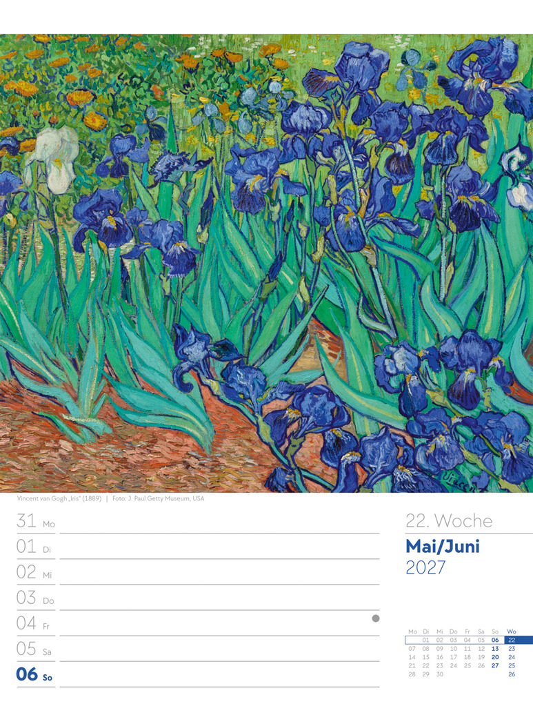 Weitere Ansicht: Kunstwelt Wochenplaner Kalender 2027 | Impressionismus und Klassische Moderne | Ackermann Kunstverlag GmbH