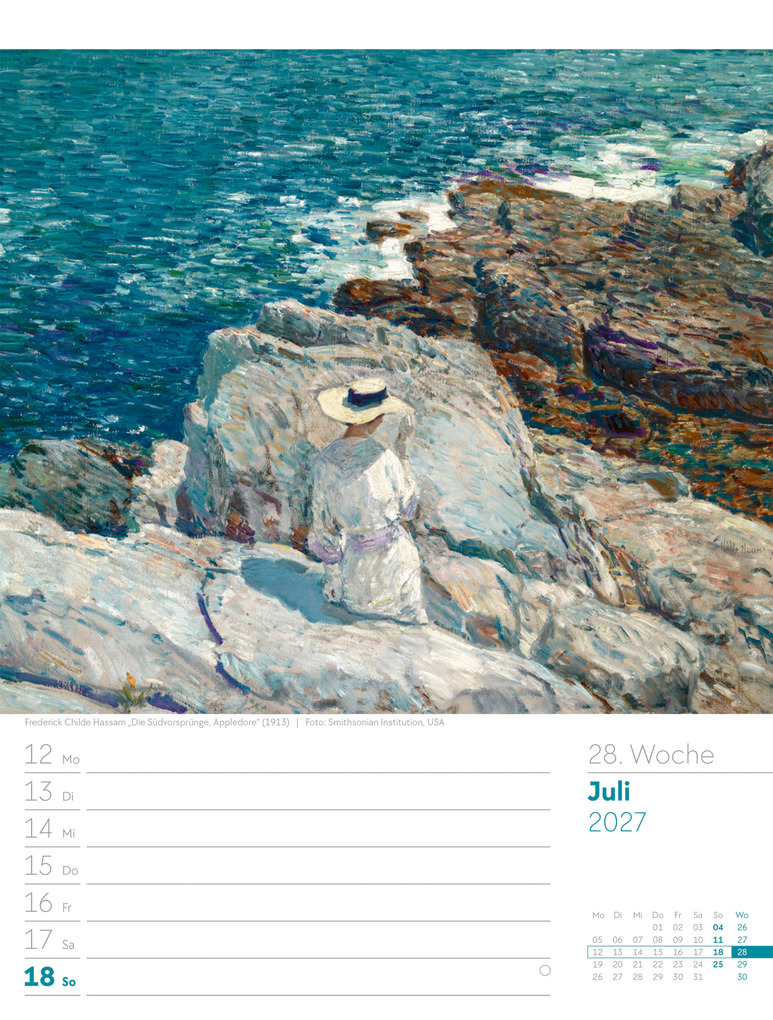 Weitere Ansicht: Kunstwelt Wochenplaner Kalender 2027 | Impressionismus und Klassische Moderne | Ackermann Kunstverlag GmbH
