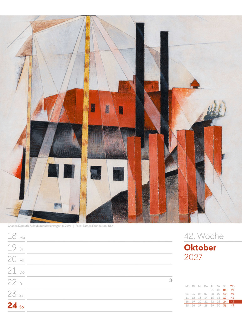 Weitere Ansicht: Kunstwelt Wochenplaner Kalender 2027 | Impressionismus und Klassische Moderne | Ackermann Kunstverlag GmbH
