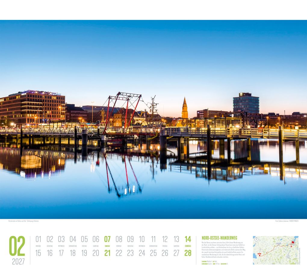 Weitere Ansicht: Deutschland Wanderland Kalender 2027 | Die schönsten Wanderwege | Ackermann Kunstverlag GmbH