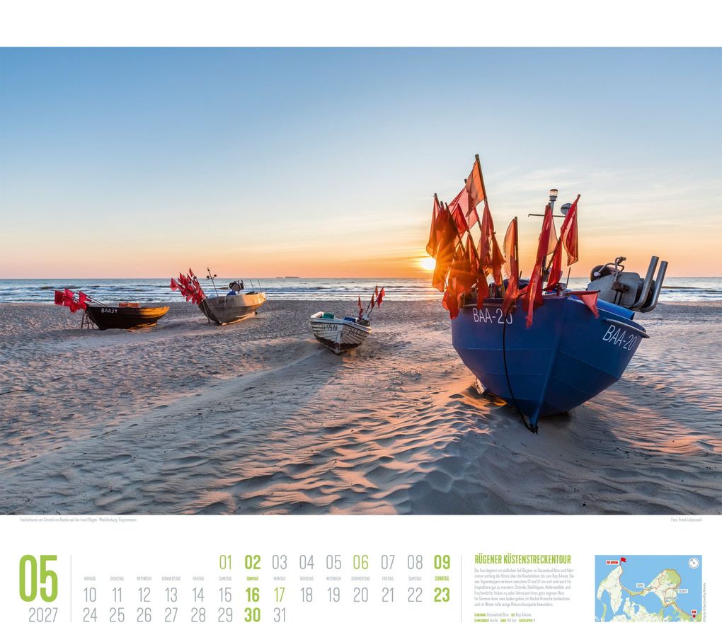 Weitere Ansicht: Deutschland Wanderland Kalender 2027 | Die schönsten Wanderwege | Ackermann Kunstverlag GmbH