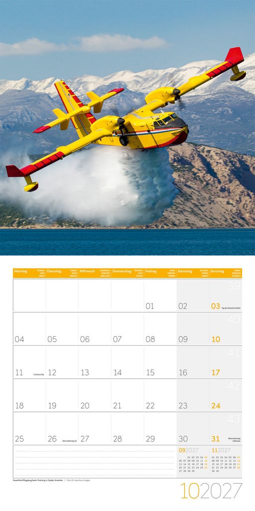 Weitere Ansicht: Feuerwehr Kalender 2027 - 30x30 - Art12 | Ackermann Kunstverlag GmbH