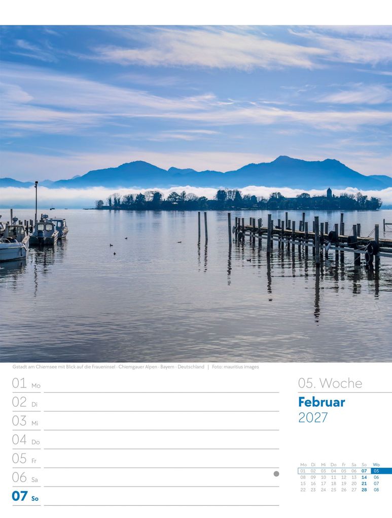 Weitere Ansicht: Faszination Alpenwelt Wochenplaner Kalender 2027 | Ackermann Kunstverlag GmbH