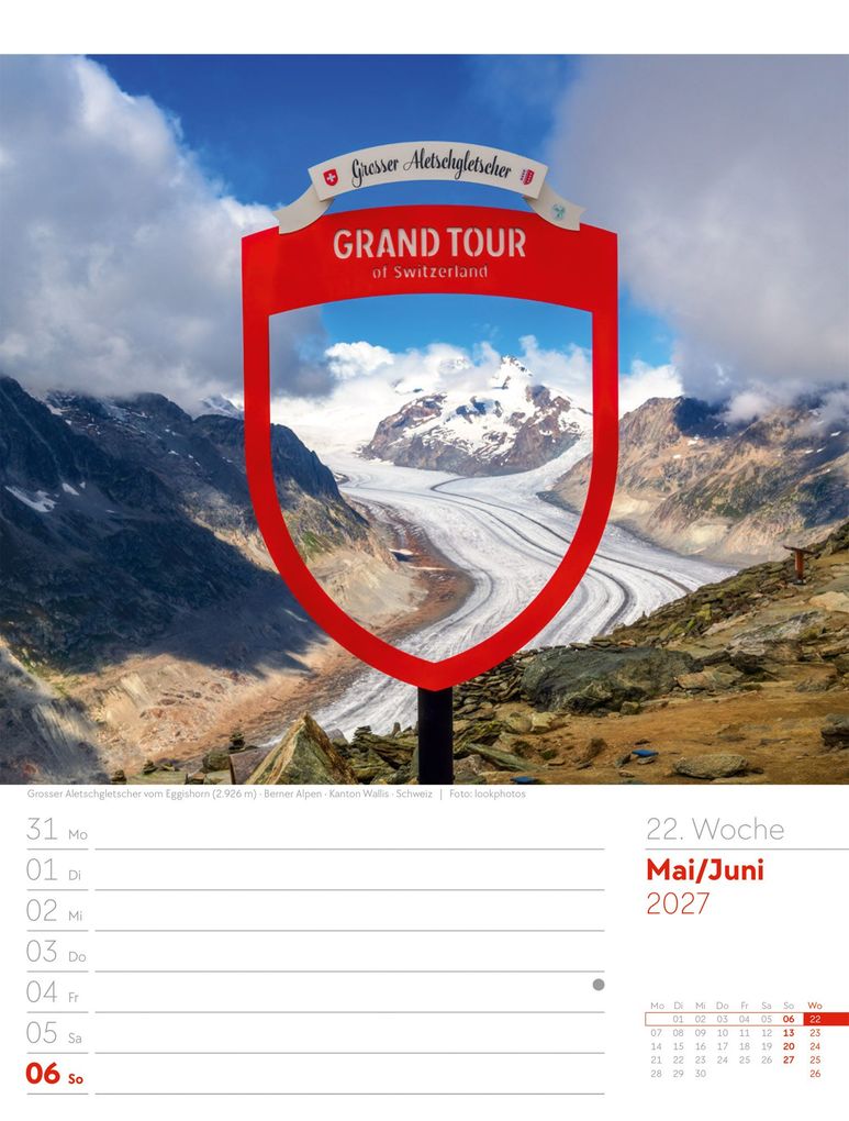Weitere Ansicht: Faszination Alpenwelt Wochenplaner Kalender 2027 | Ackermann Kunstverlag GmbH