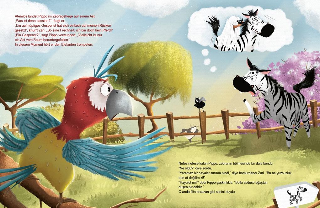 Weitere Ansicht: Spuk im Zoo (Deutsch-Türkisch) | Katharina E. Volk
