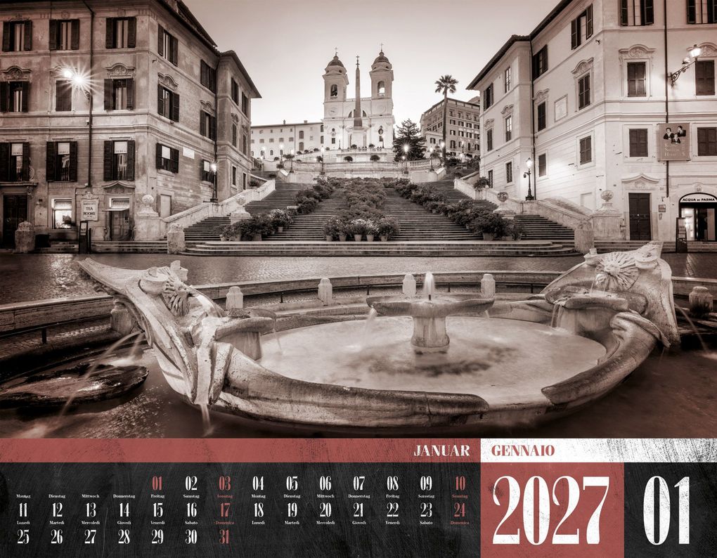 Weitere Ansicht: La Dolce Vita Kalender 2027 | Italienische Lebensart | Ackermann Kunstverlag GmbH