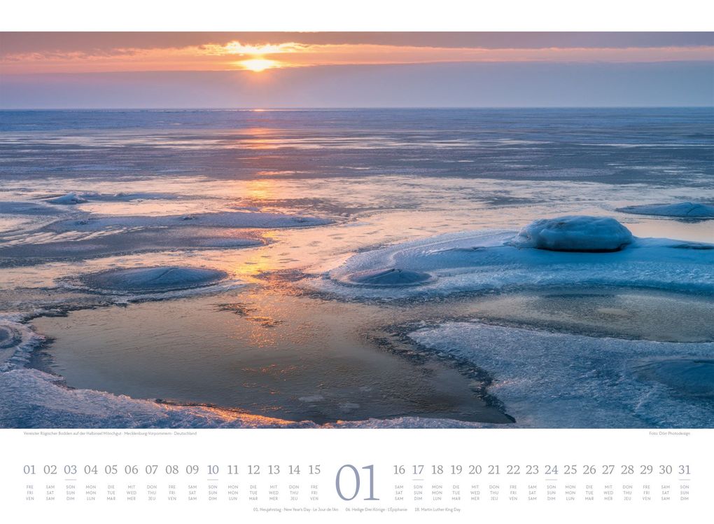 Weitere Ansicht: Tage am Meer Kalender 2027 | Ackermann Kunstverlag GmbH