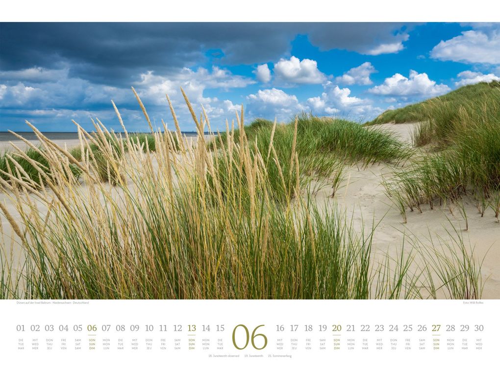 Weitere Ansicht: Tage am Meer Kalender 2027 | Ackermann Kunstverlag GmbH