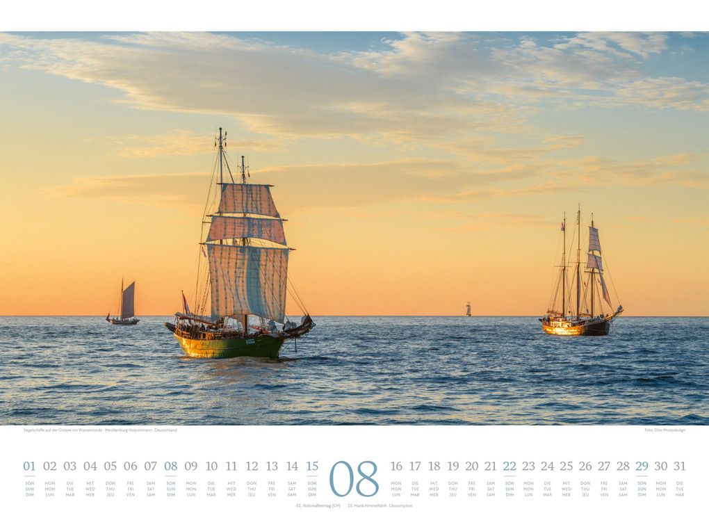 Weitere Ansicht: Tage am Meer Kalender 2027 | Ackermann Kunstverlag GmbH