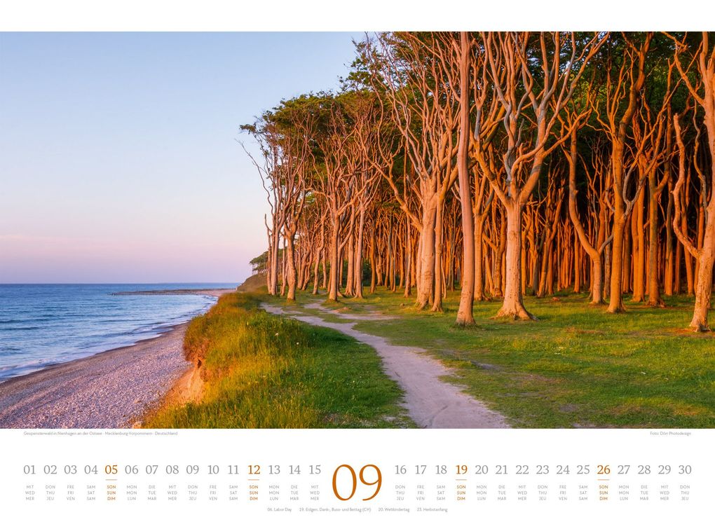 Weitere Ansicht: Tage am Meer Kalender 2027 | Ackermann Kunstverlag GmbH