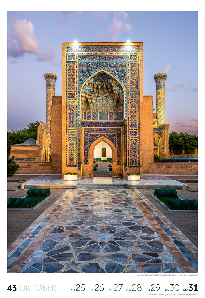 Weitere Ansicht: Reisen Wochenkalender 2027 | Ackermann Kunstverlag GmbH