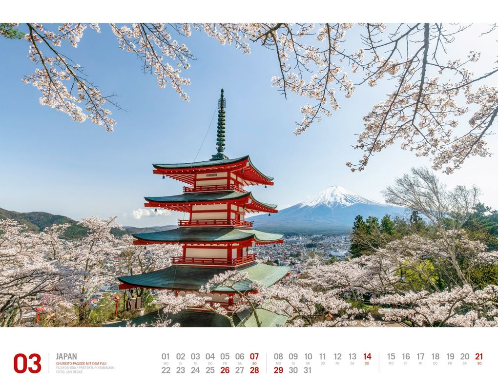 Weitere Ansicht: Japan Kalender 2027 | Unterwegs zwischen Tempeln und Schreinen | Ackermann Kunstverlag GmbH
