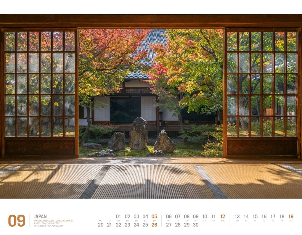 Weitere Ansicht: Japan Kalender 2027 | Unterwegs zwischen Tempeln und Schreinen | Ackermann Kunstverlag GmbH