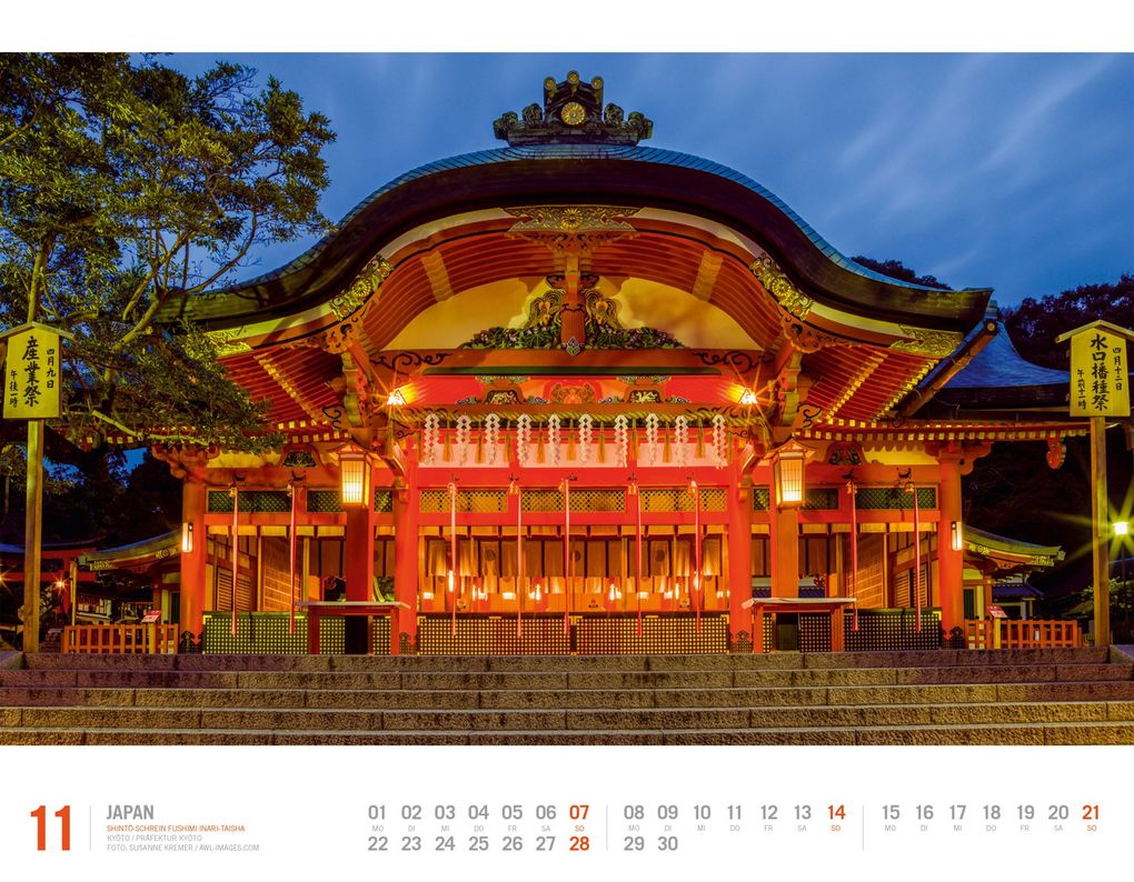 Weitere Ansicht: Japan Kalender 2027 | Unterwegs zwischen Tempeln und Schreinen | Ackermann Kunstverlag GmbH