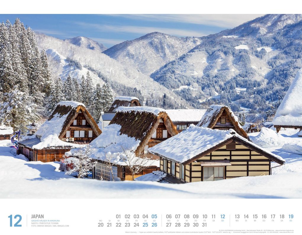 Weitere Ansicht: Japan Kalender 2027 | Unterwegs zwischen Tempeln und Schreinen | Ackermann Kunstverlag GmbH