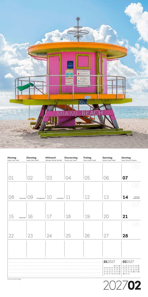 Weitere Ansicht: Die Farbe Pink Kalender 2027 - 30x30 - Art12 | Ackermann Kunstverlag GmbH