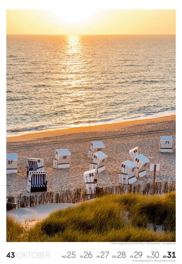 Weitere Ansicht: Küste Wochenkalender 2027 | Ackermann Kunstverlag GmbH