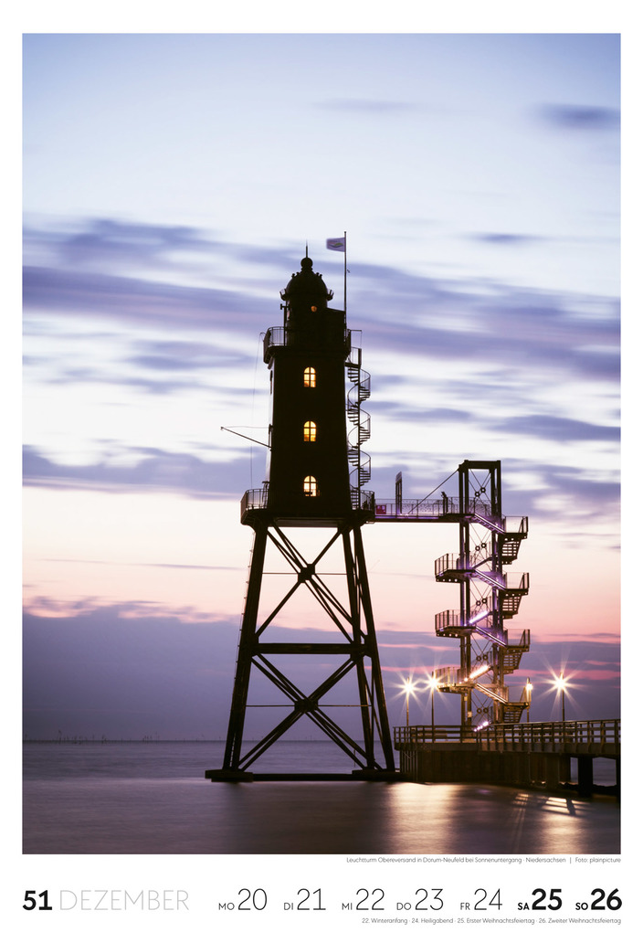 Weitere Ansicht: Küste Wochenkalender 2027 | Ackermann Kunstverlag GmbH