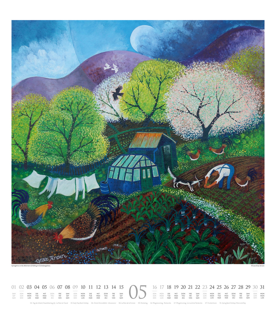 Weitere Ansicht: Naive Malerei Kalender 2027 | Ackermann Kunstverlag GmbH