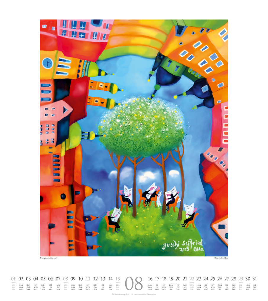 Weitere Ansicht: Naive Malerei Kalender 2027 | Ackermann Kunstverlag GmbH