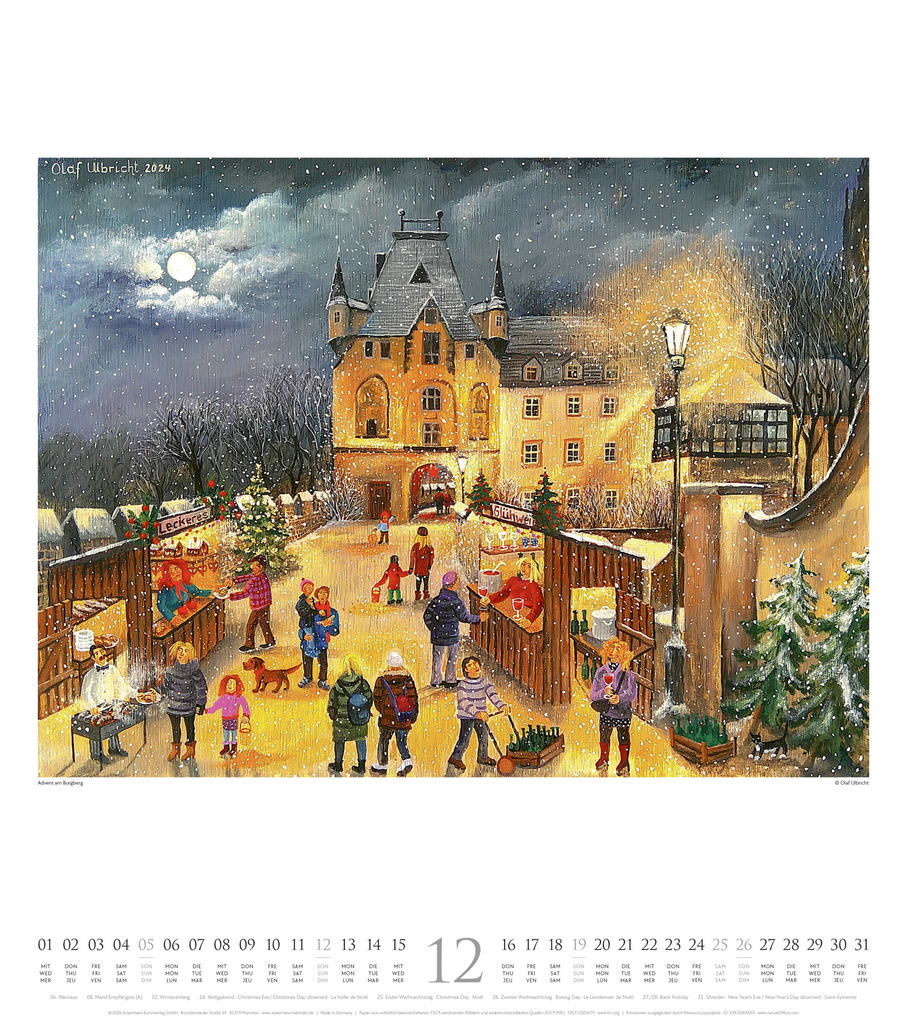 Weitere Ansicht: Naive Malerei Kalender 2027 | Ackermann Kunstverlag GmbH